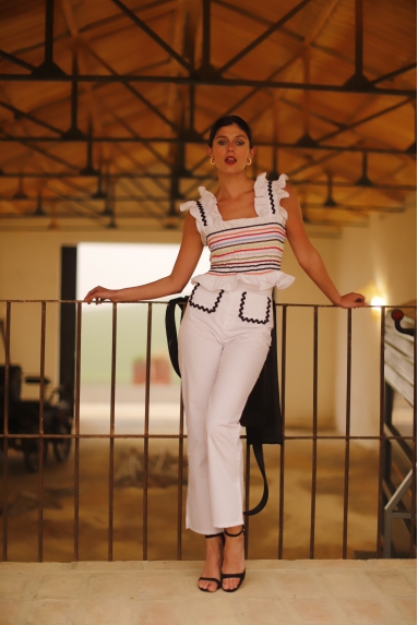 Pantalón México Blanco
