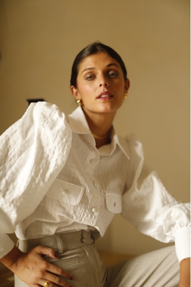 Camisa 80s White