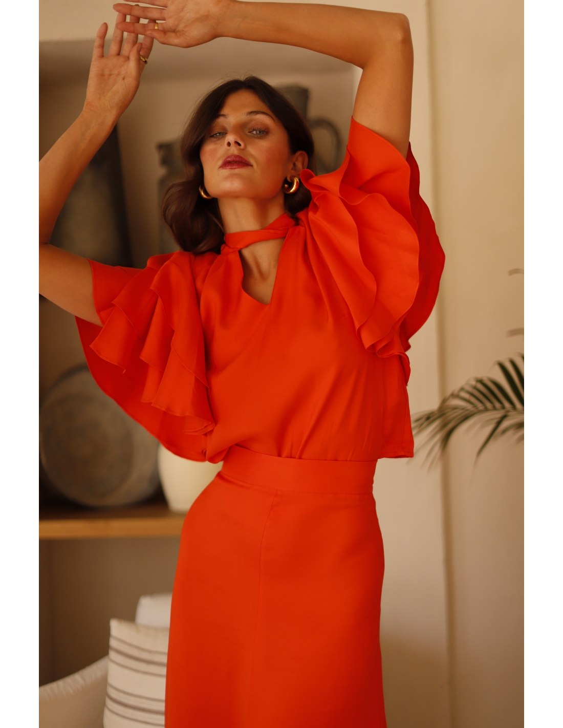 Top Tucán Naranja