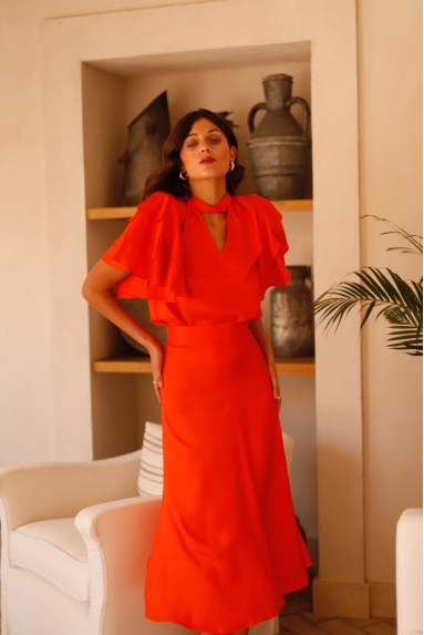 Falda Tucán Naranja