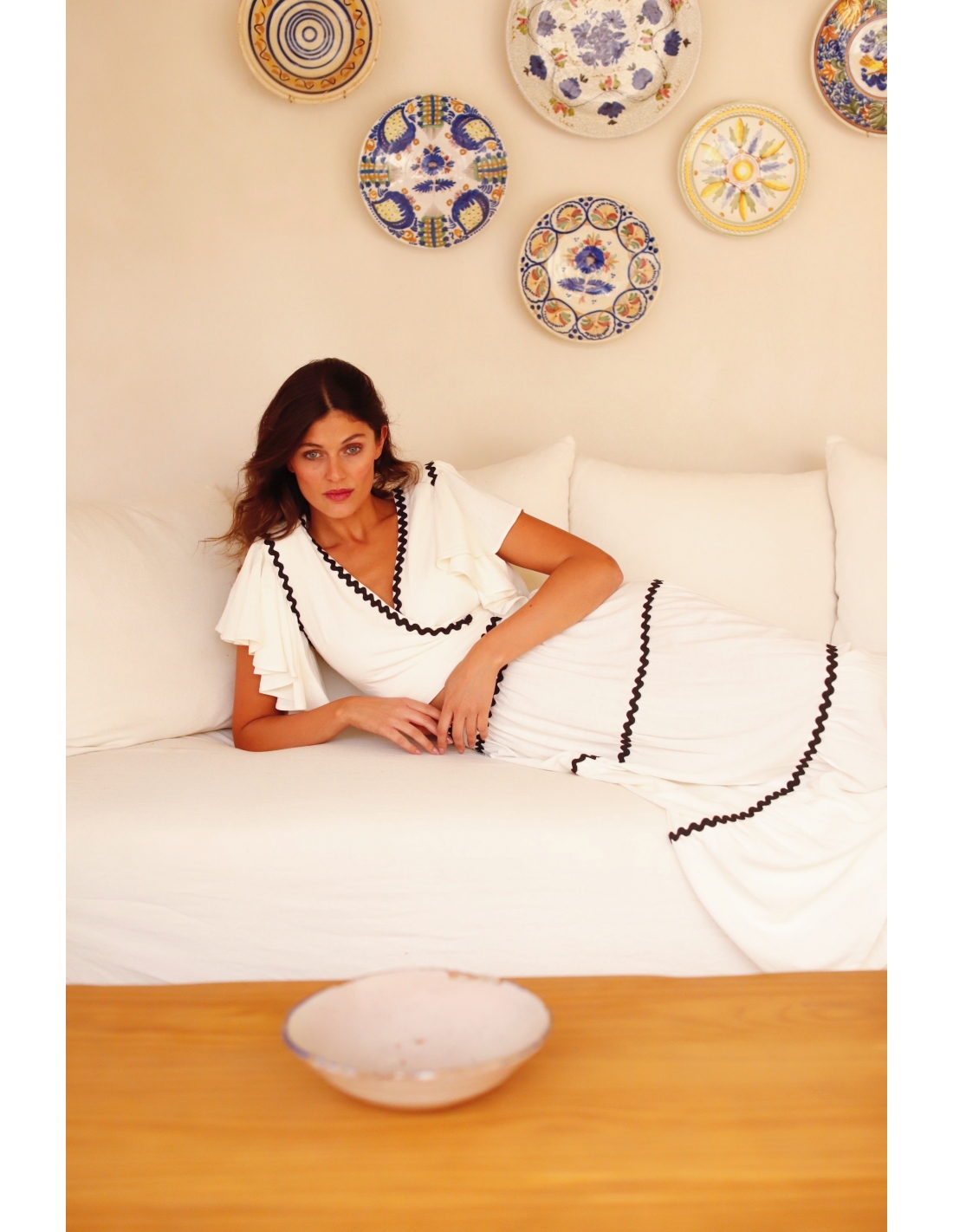 Falda Farolillo Blanco