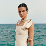 JAZMINE RUFFLE DRESS