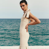 JAZMINE RUFFLE DRESS