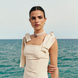 JAZMINE RUFFLE DRESS