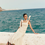 JAZMINE RUFFLE DRESS