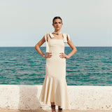 JAZMINE RUFFLE DRESS