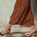 INDIA IKAT DRESS COPPER
