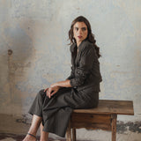 GABI BROWN MARINE STRIPED BOLERO JACKET