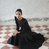 VESTIDO PILUCA VICHY BLACK