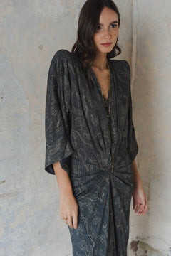 VESTIDO CACHEMIR AZUL NOCHE