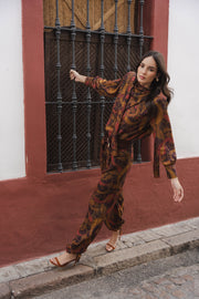BAGGY CASHMERE PUMPKIN TROUSERS