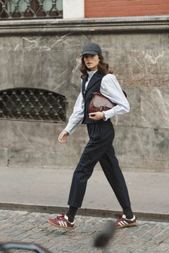 PANTALÓN PINZA RAYAS NAVY