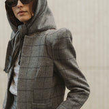 NAVY PLAID MATADOR JACKET
