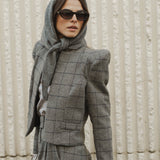 NAVY PLAID MATADOR JACKET
