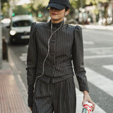 STRIPED GREY MATADOR JACKET