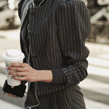 STRIPED GREY MATADOR JACKET