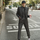 STRIPED GREY MATADOR JACKET
