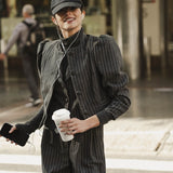 STRIPED GREY MATADOR JACKET