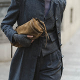 NAVY PRINCE OF WALES CHECK COAT