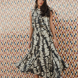 FALDA ASIMÉTRICA MIREIA ESTAMPADA