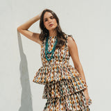 VESTIDO VOLANTES ÁFRICA