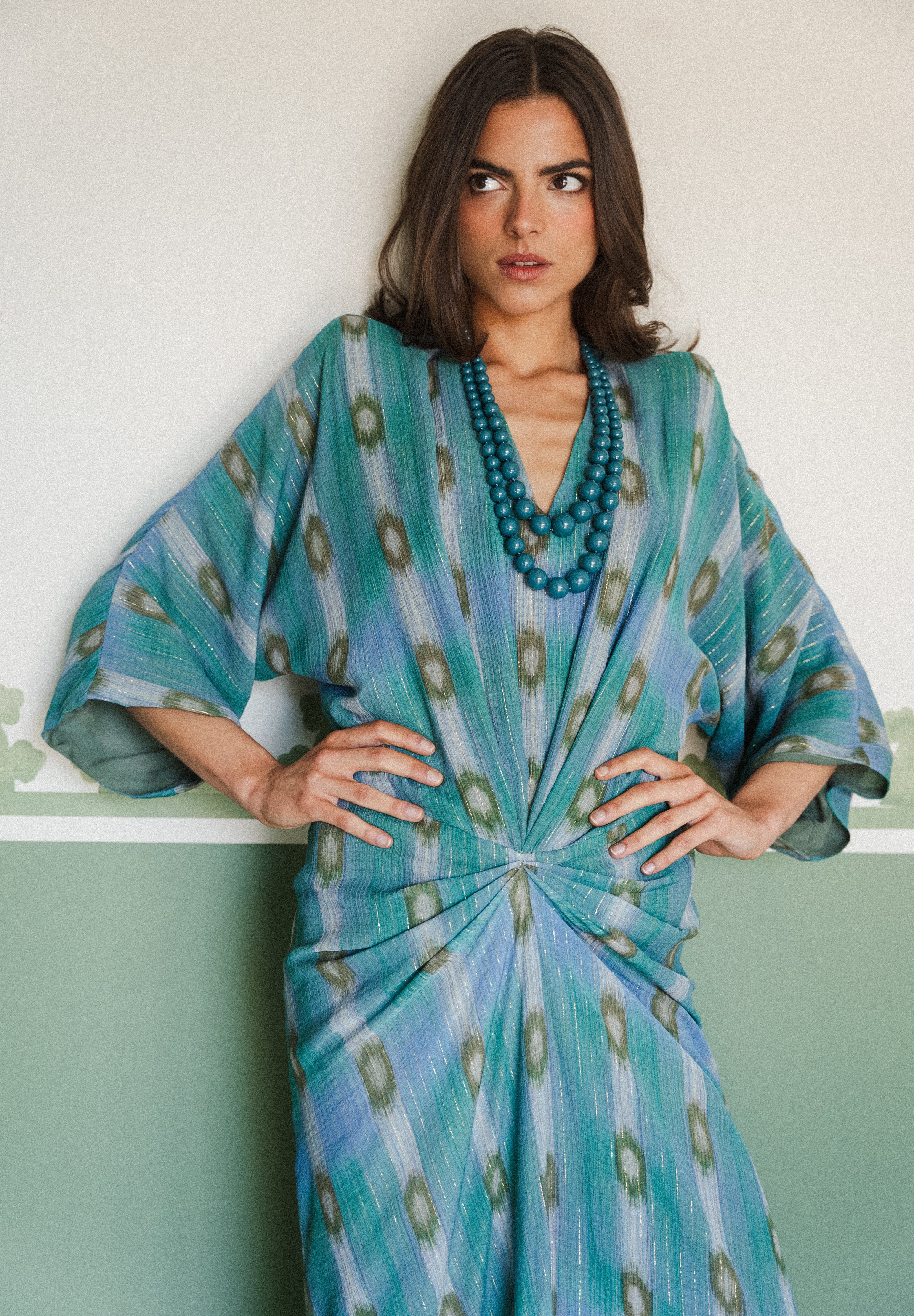 barey collection green dress Barey Collection Cordoba