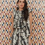 FALDA ASIMÉTRICA MIREIA ESTAMPADA