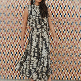 FALDA ASIMÉTRICA MIREIA ESTAMPADA