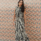 FALDA ASIMÉTRICA MIREIA ESTAMPADA