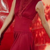 VESTIDO SOFÍA ROJO FRESÓN