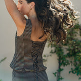 TOP CORSET MATILDE CUADROS