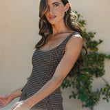 TOP CORSET MATILDE CUADROS
