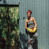 PANTALÓN JULIETA VICHY AZUL MARINO