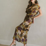 VESTIDO NUDO LORETO ESTAMPADO