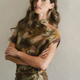 VESTIDO NUDO LORETO ESTAMPADO
