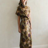 VESTIDO NUDO LORETO ESTAMPADO