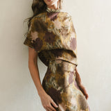 VESTIDO NUDO LORETO ESTAMPADO