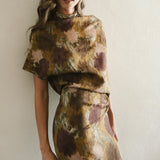 VESTIDO NUDO LORETO ESTAMPADO