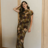 VESTIDO NUDO LORETO ESTAMPADO