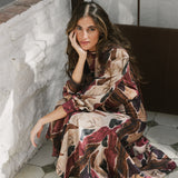 FALDA PACITA ESTAMPADA ASIMÉTRICA