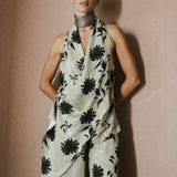 TOP FLUIDO GILDA FLOR NEGRA
