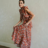 FALDA CACHEMIR CORAL