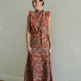 FALDA CACHEMIR CORAL