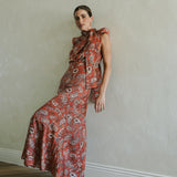 FALDA CACHEMIR CORAL
