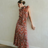 FALDA CACHEMIR CORAL