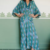 VESTIDO IKAT PETRA AZUL